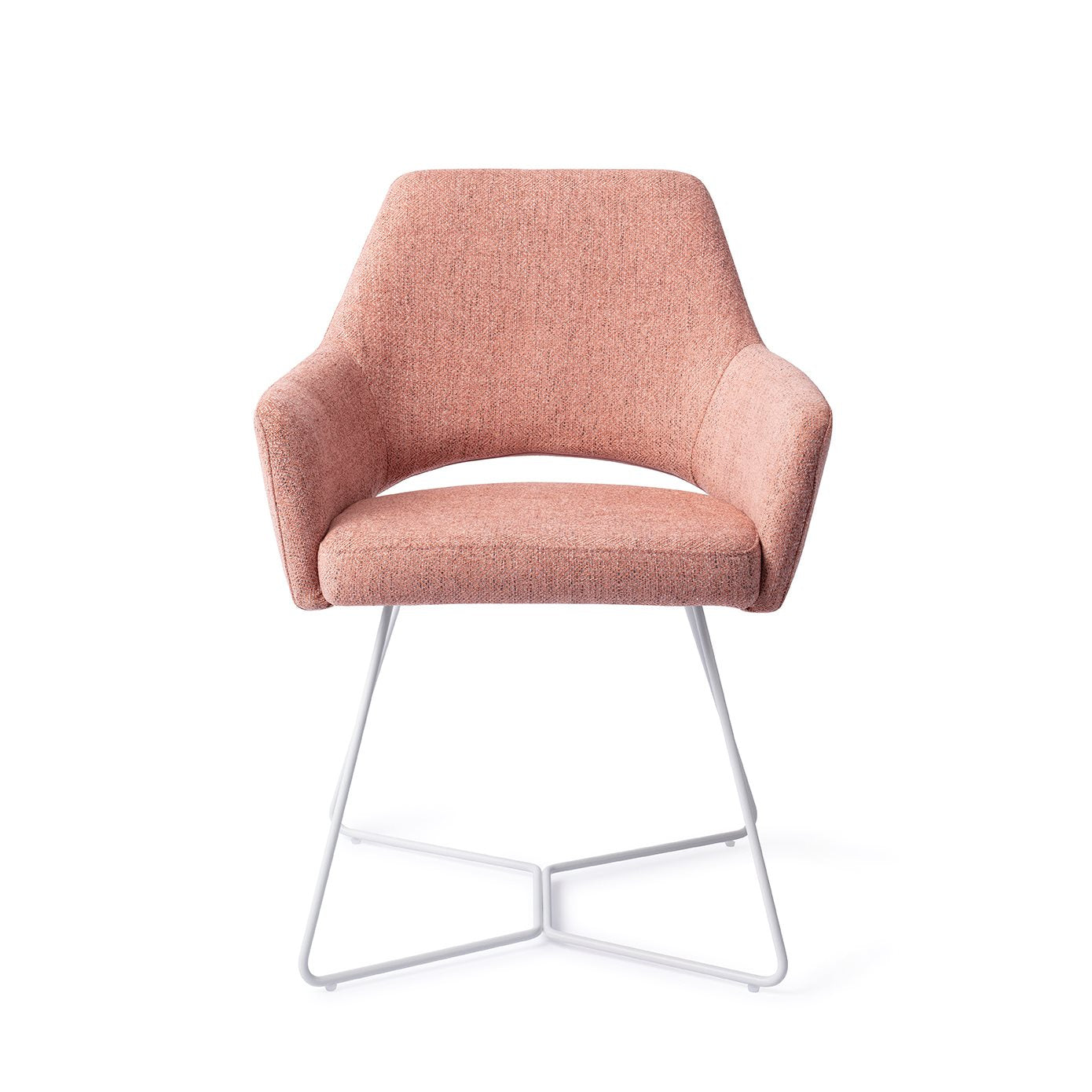 Eetkamerstoel Yanai - pink punch - beehive white