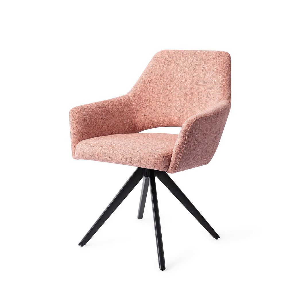 Eetkamerstoel Yanai - pink punch - turn black