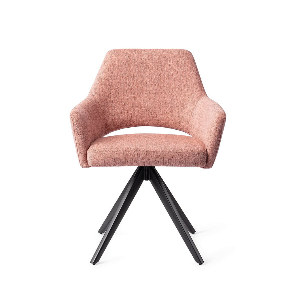 Eetkamerstoel Yanai - pink punch - turn black