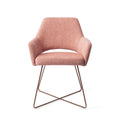 Eetkamerstoel Yanai - pink punch - cross rose