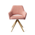 Eetkamerstoel Yanai - pink punch - turn gold