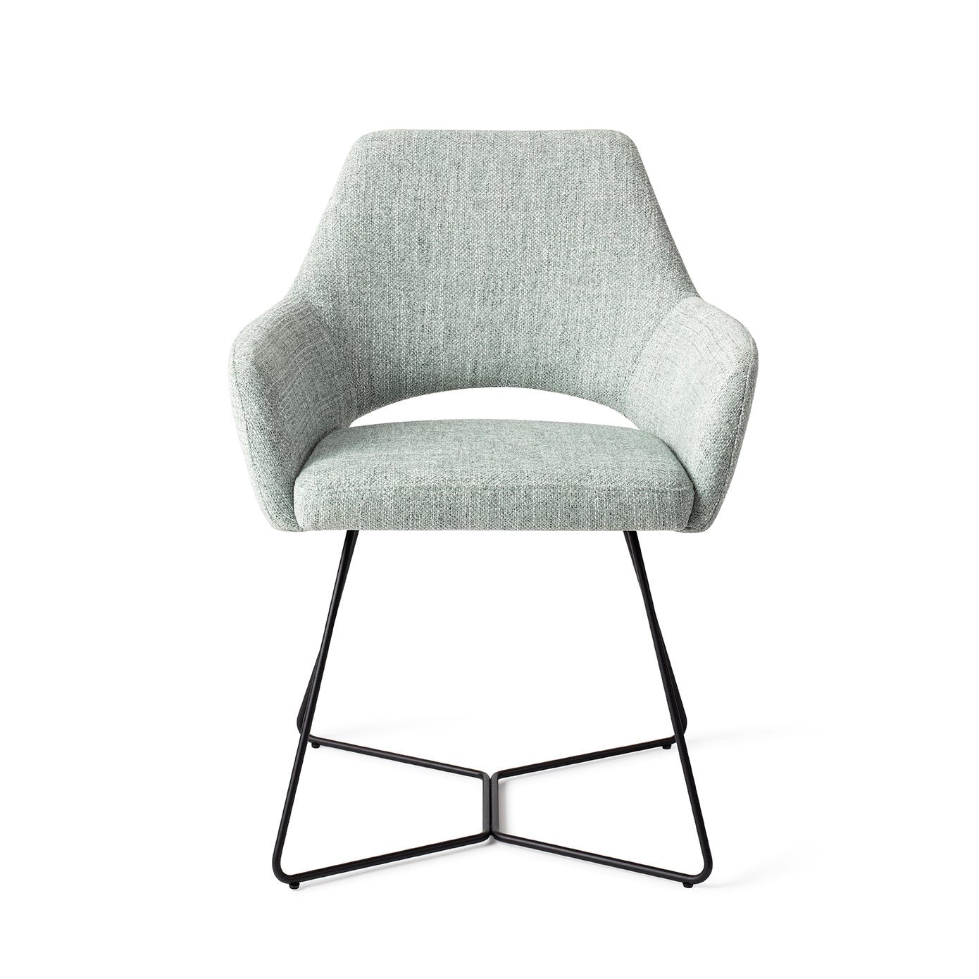 Eetkamerstoel Yanai - soft sage - beehive black