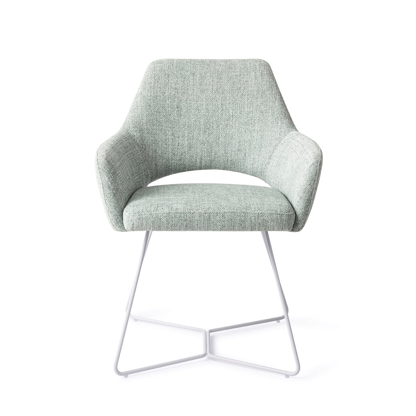 Eetkamerstoel Yanai - soft sage - beehive white