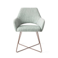 Eetkamerstoel Yanai - soft sage - cross rose