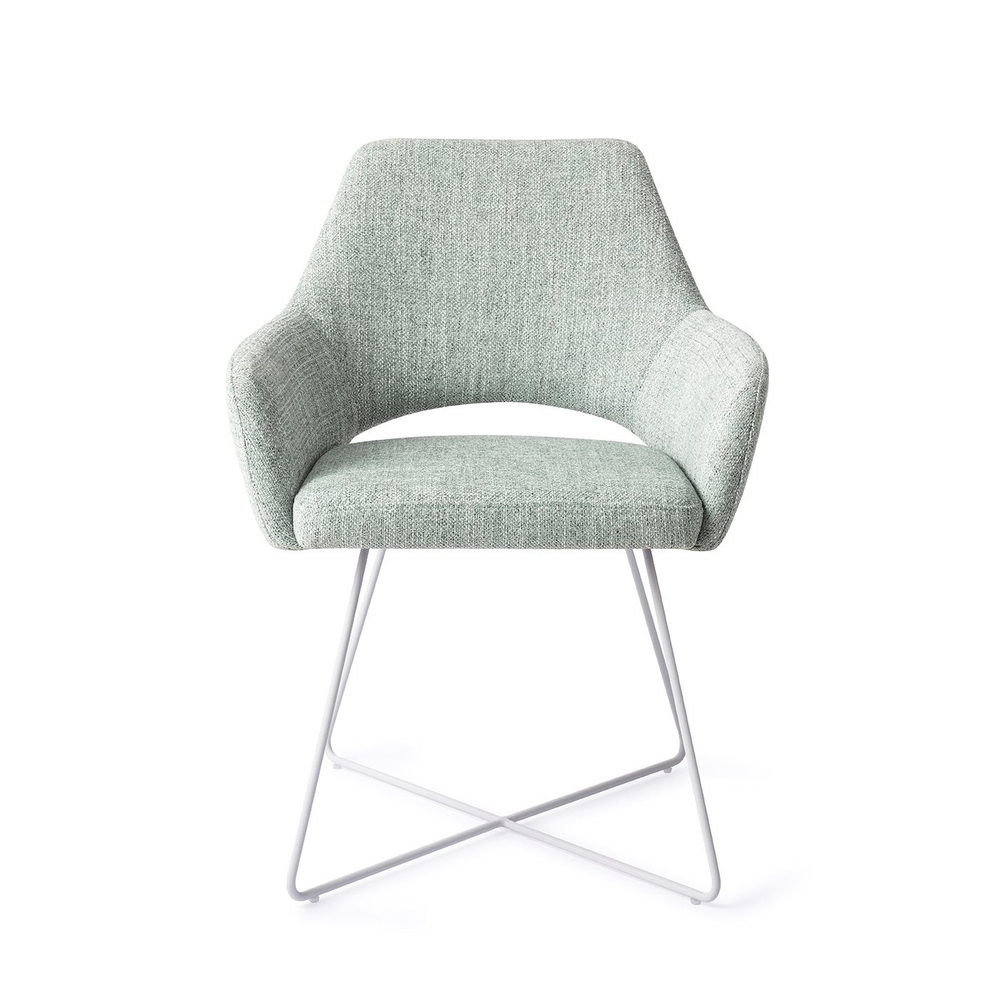 Eetkamerstoel Yanai - soft sage - cross white