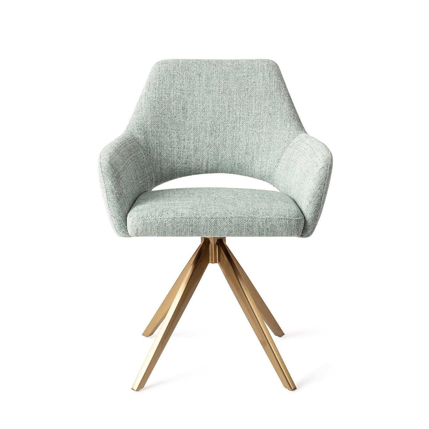 Eetkamerstoel Yanai - soft sage - turn gold